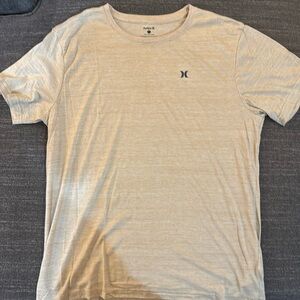 Tan Hurley T-Shirt Size Large